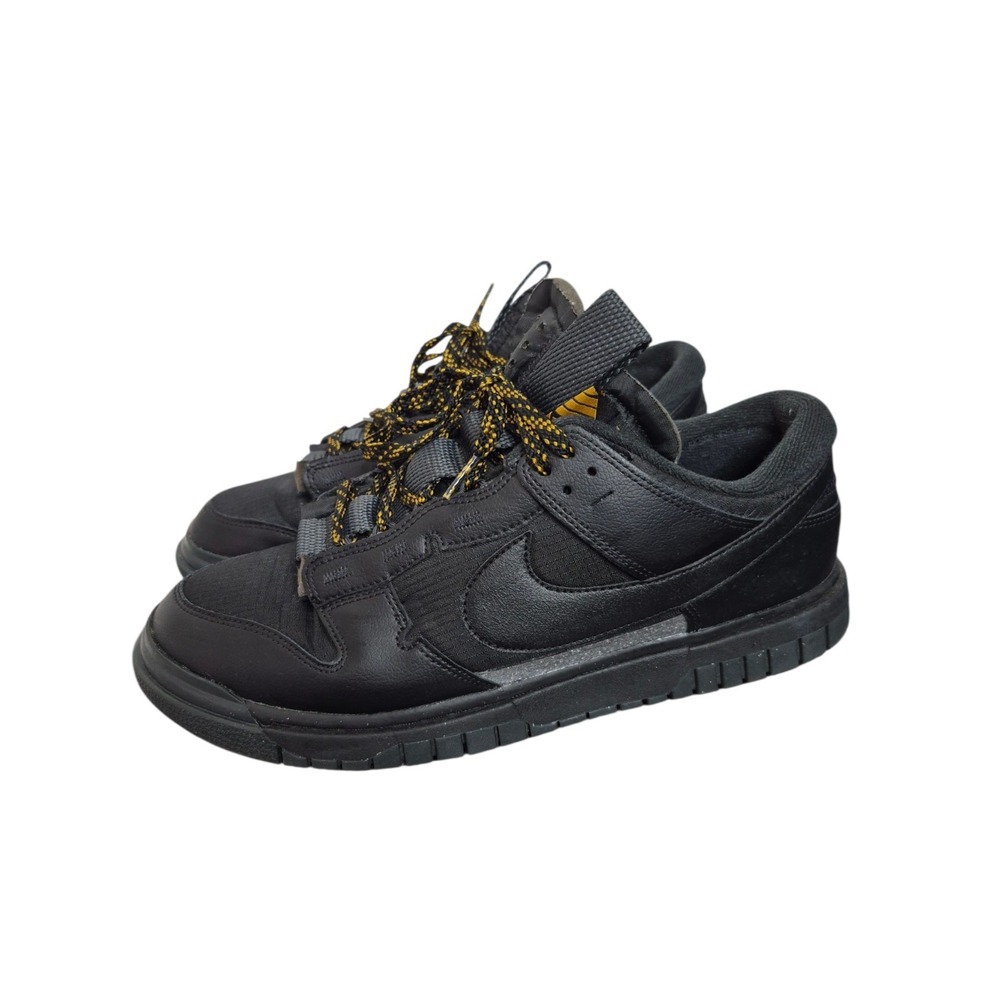 Nike Air Dunk Low Jumbo Black Gold Grey Size 12 Mens Sneakers